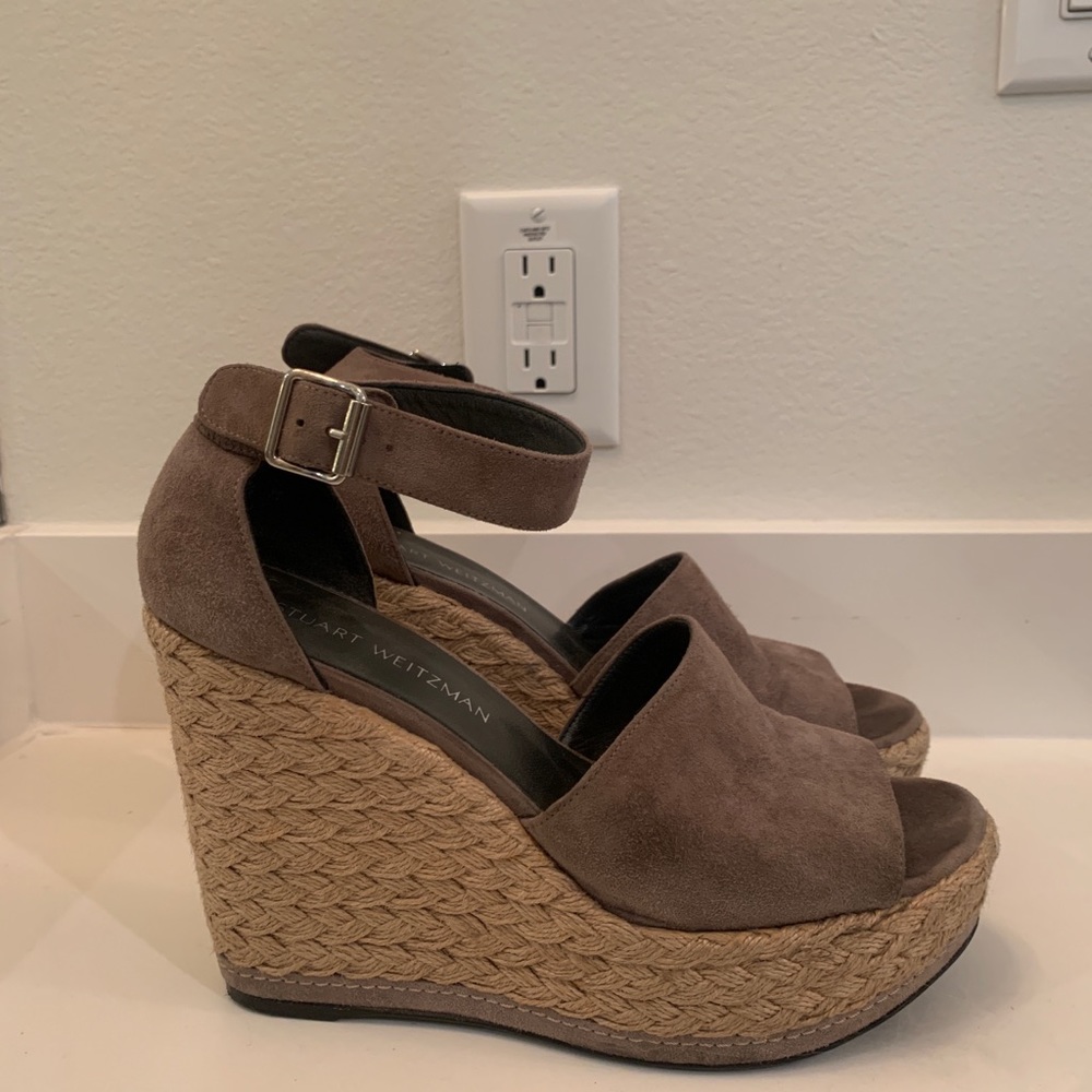 Stuart Weitzman Suede Espadrilles